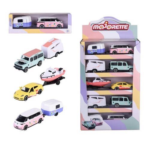 Majorette Pink Drivez Trailer Asst (ea)