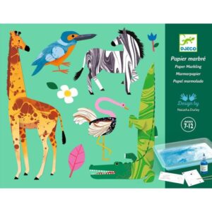 Djeco DJ9351 Marbling Paper Workshop