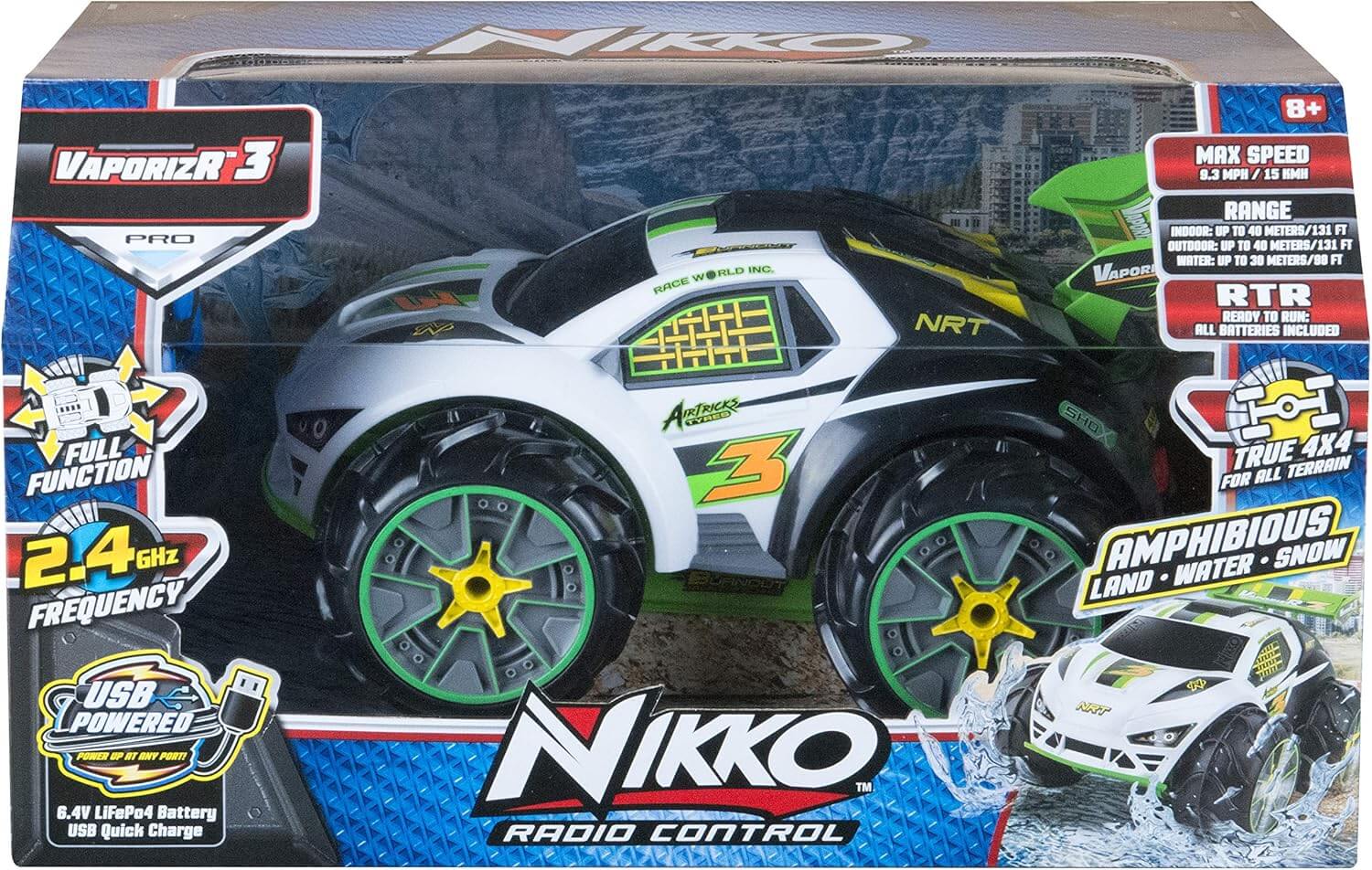 Nikko Remote Control Car VaporizR 30cm