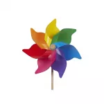 Jumbo Colourful Windmill Italian Made 45cm