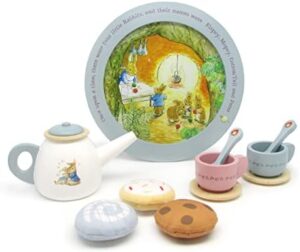 Pater Rabbit Wooden Tea Party Set 11pc
