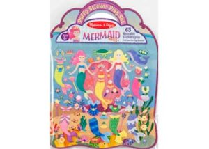 M&D Reusable Puffy Stickers Mermaid
