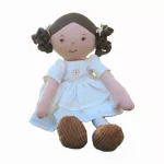 Bonikka Cecilia Linen Doll With Brown Hair