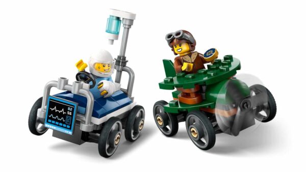 LEGO City 60459 Airplane vs. Hospital Bed Race Car Pack – Imagine If