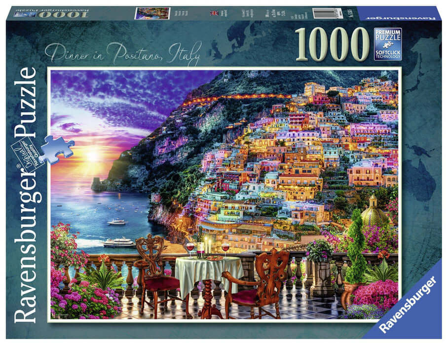 Ravensburger Dinner in Positano Italy Puzzle 1000pc