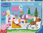 Ravensburger Peppa Pig Christmas Shaped Floor Puzzle 24pc