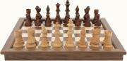 Dal Rossi Walnut Chess Set 44cm