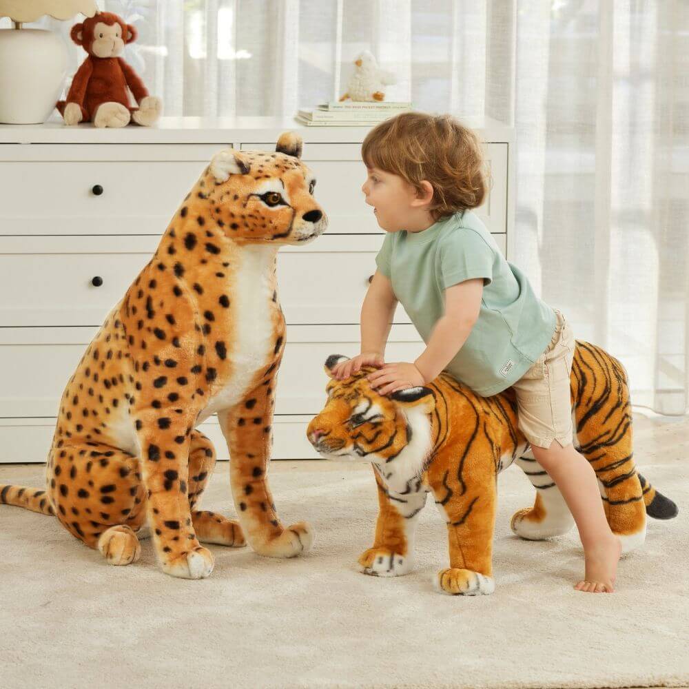 Jiggle & Giggle Large Sitting Cheetah