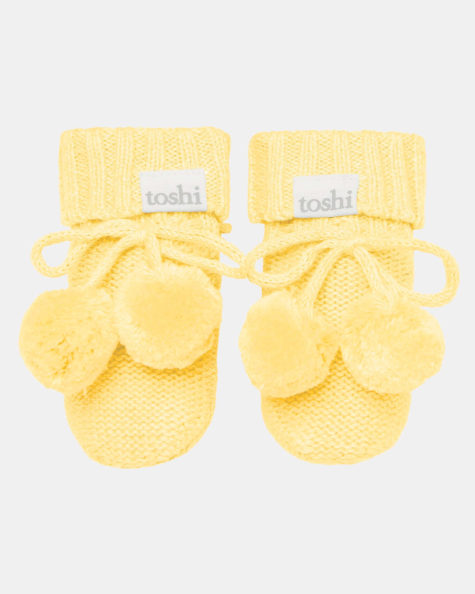 Toshi Organic Booties Marley / Banana / Size 000 Toshi Organic Booties Marley / Banana / Size 000
