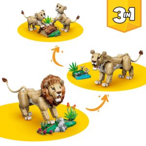 LEGO Creator 3-in-1 31386 Wild Animals: Majestic Lion