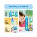 Picasso Tiles Aquarium Marine Animals 52pc Set With 8 Action Figures