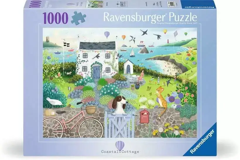 Ravensburger Coastal Cottage Puzzle 1000pc