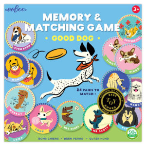 Eeboo Memory And Matching Good Dog Game