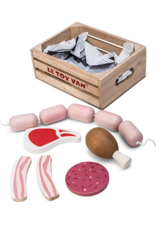 Le Toy Van LETV189 Honeybake Market Meat In Crate