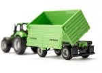 Siku 1606 DEUTZ-FAHR with Fortuna 4-Wheel-Trailer