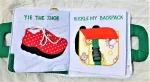 My Quiet Book Green Stripe
