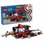 LEGO City 60443 F1® Pit Stop & Pit Crew with Ferrari Car