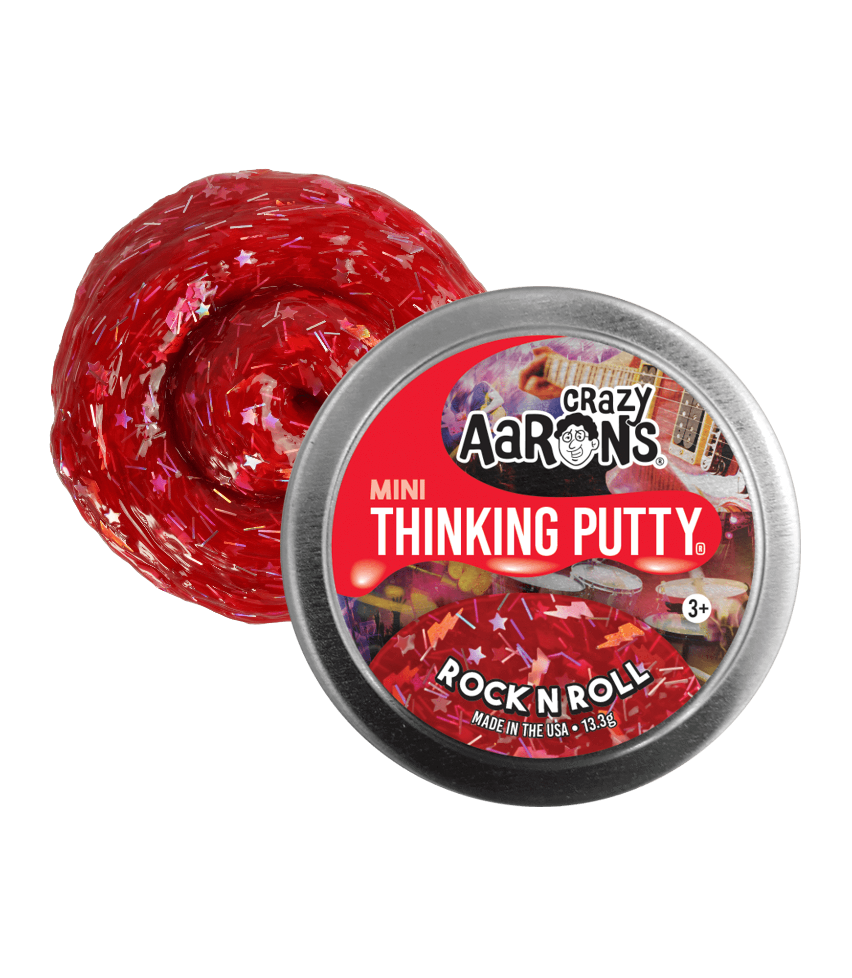 Crazy Aarons Mini Thinking Putty Rock N Roll