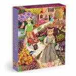 Galison Cottage Cats Foil Puzzle ­1000pc