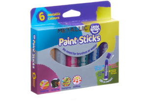 Little Brian Paint Sticks Metallic 6 Pack