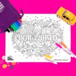 RE-FUN-ABLE Colouring Set Our World