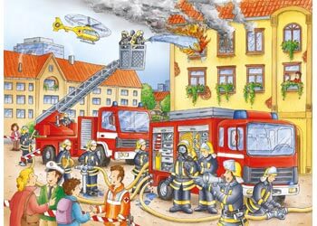 Ravensburger Fire Brigade Puzzle 100 Pc Ravensburger Fire Brigade Puzzle 100 Pc