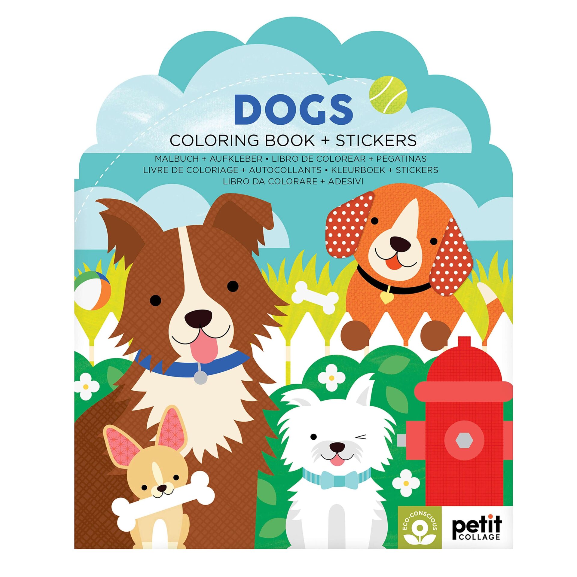 Colouring Book with Sticker ­Dogs