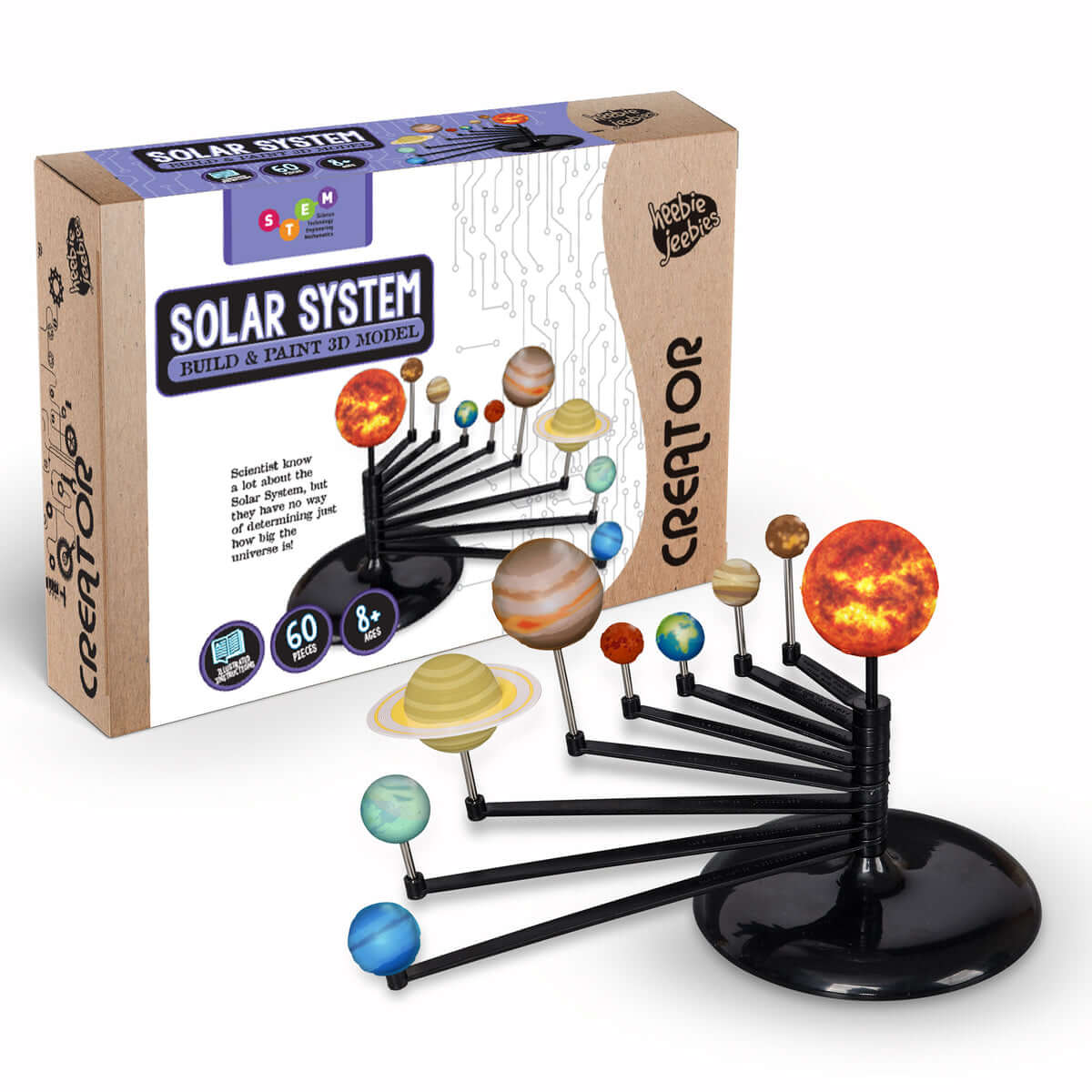 Heebie Jeebies Creator Solar System 3D Build