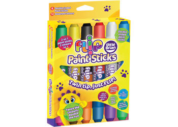 Little Brian Flip Paint Sticks 6pk