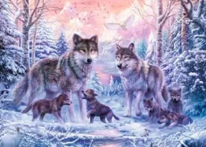 Ravensburger Arctic Wolves Puzzle 1000pc