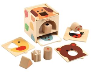 Djeco DJ6219 Box Basic Shape Sorter