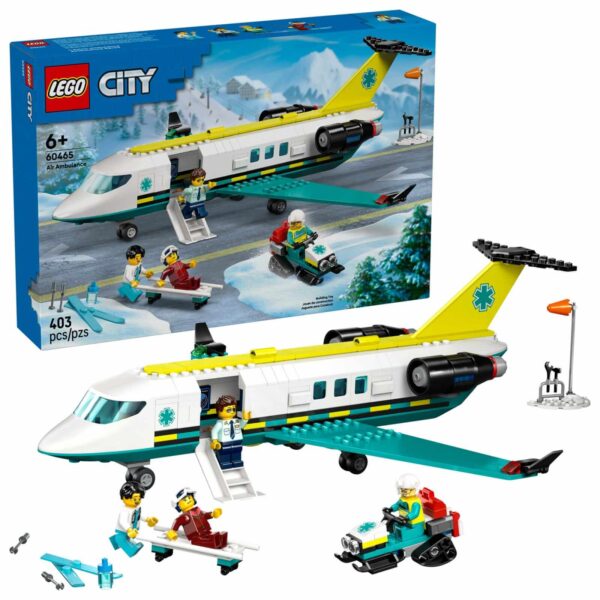 LEGO City 60465 Emergency Air Ambulance Airplane – Imagine If