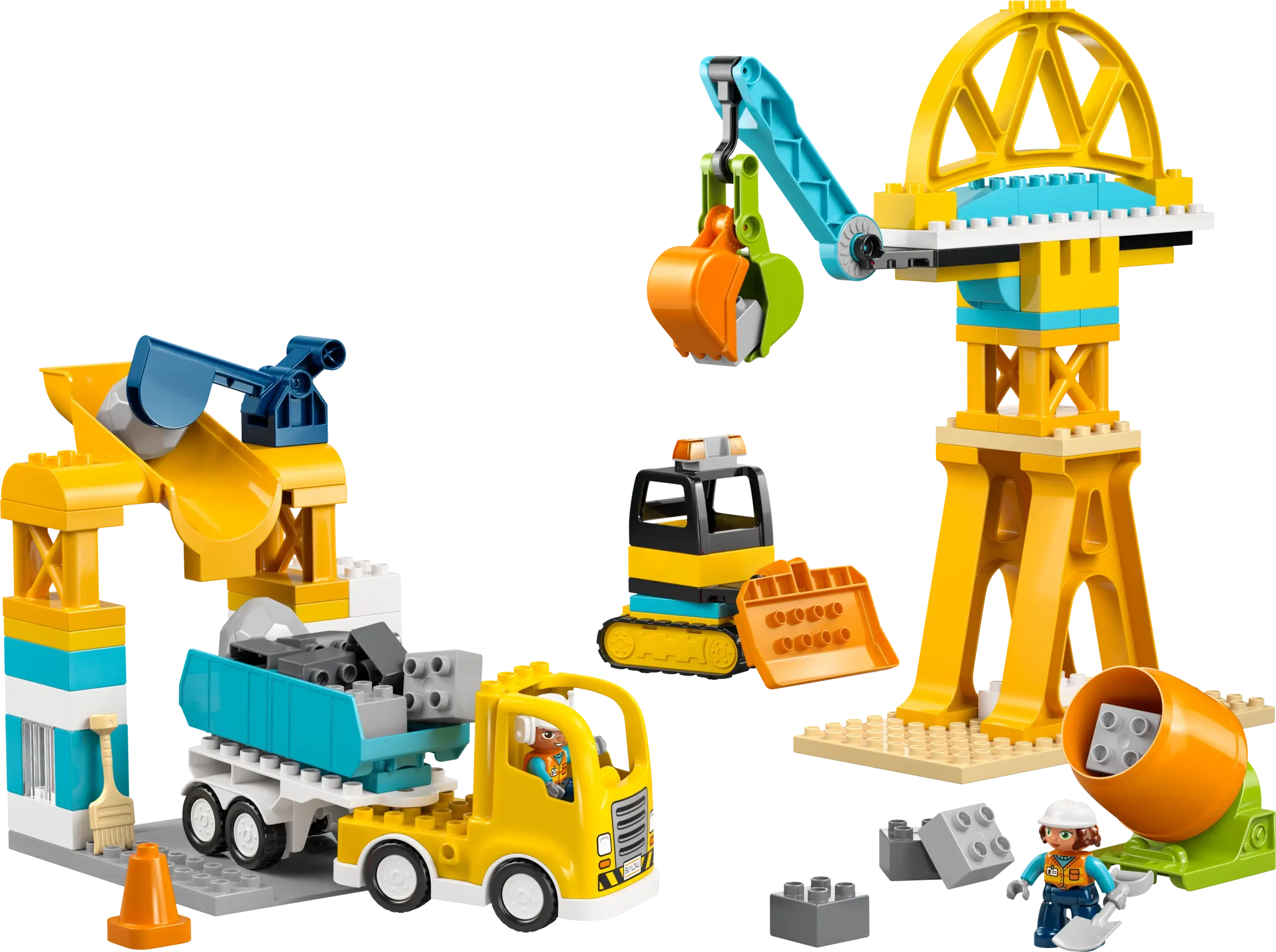 Lego Duplo 10476 3in1 Construction Site and Vehicles