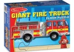 M&D Giant Fire Truck Floor Puzzle 48pc