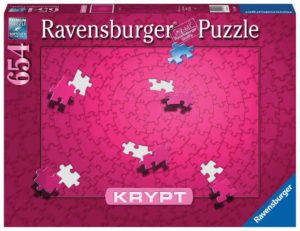 Ravensburger Krypt Pink Spiral Puzzle 1000pc