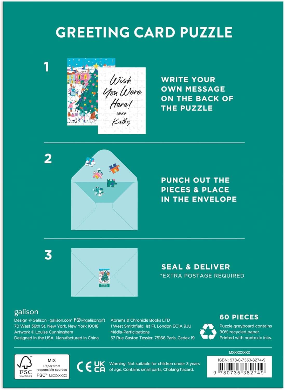 Merry & Bright Greeting Card Puzzle