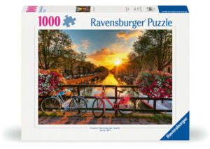 Ravensburger Bicycles in Amsterdam Puzzle 1000pc