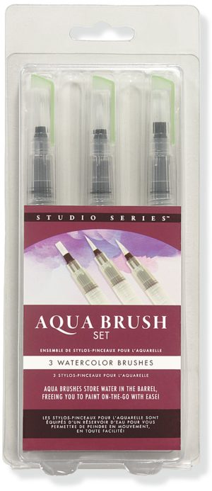 Studio Series Aqua Brush Set 3pk