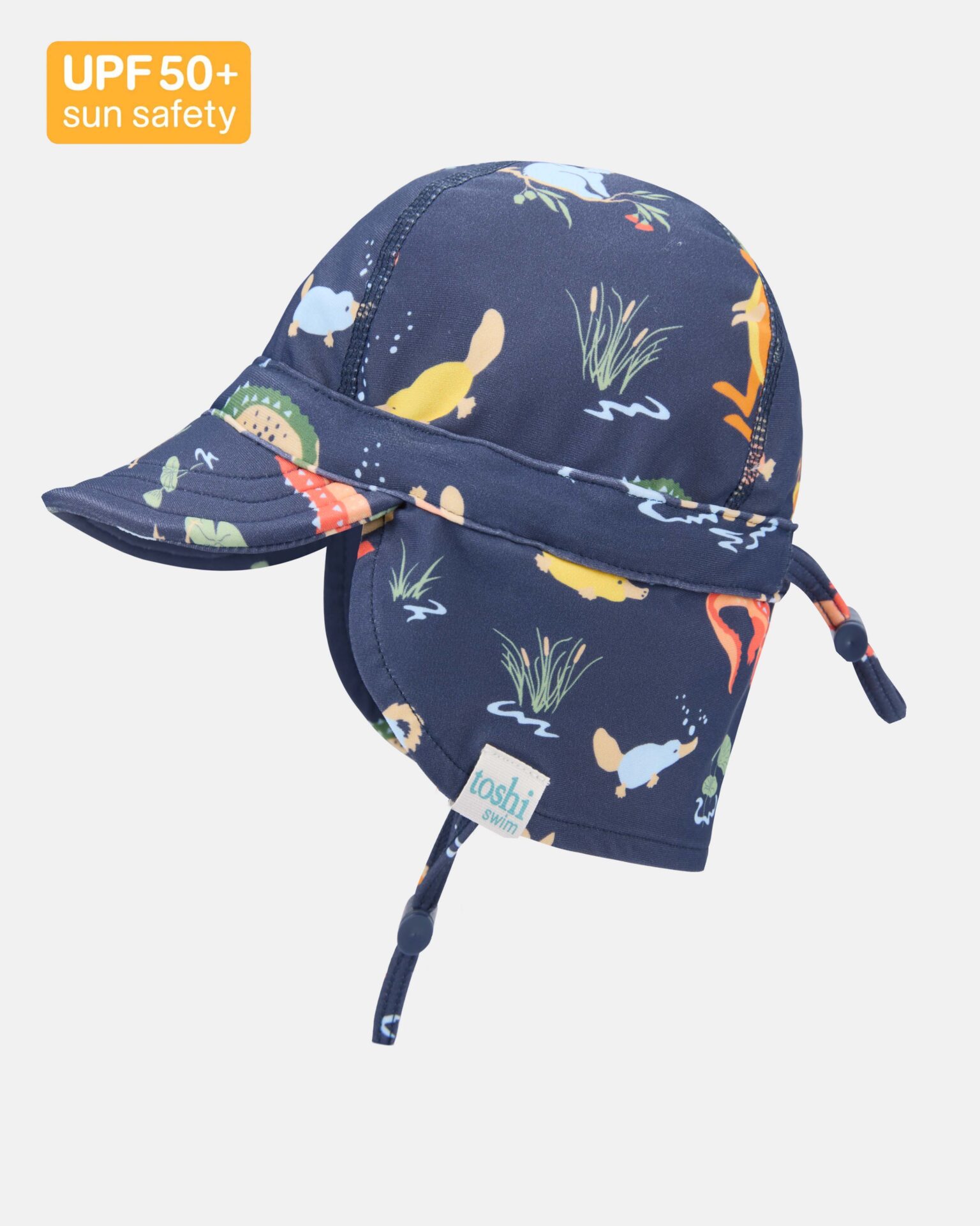 Toshi Swim Flap Cap/ Paradise/ Kakadu Moonlight/ XXS