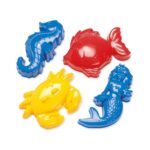 Dantoy Classic Sand Moulds - Sea Creatures 4 pcs