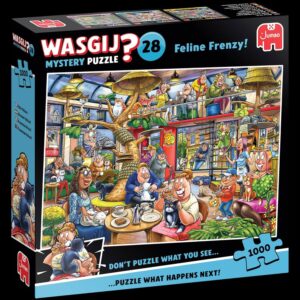 Wasgij? Mystery 28 Feline Frenzy! 1000pc Puzzle