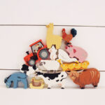 Tender Leaf Farm Chicks Wooden Figurine