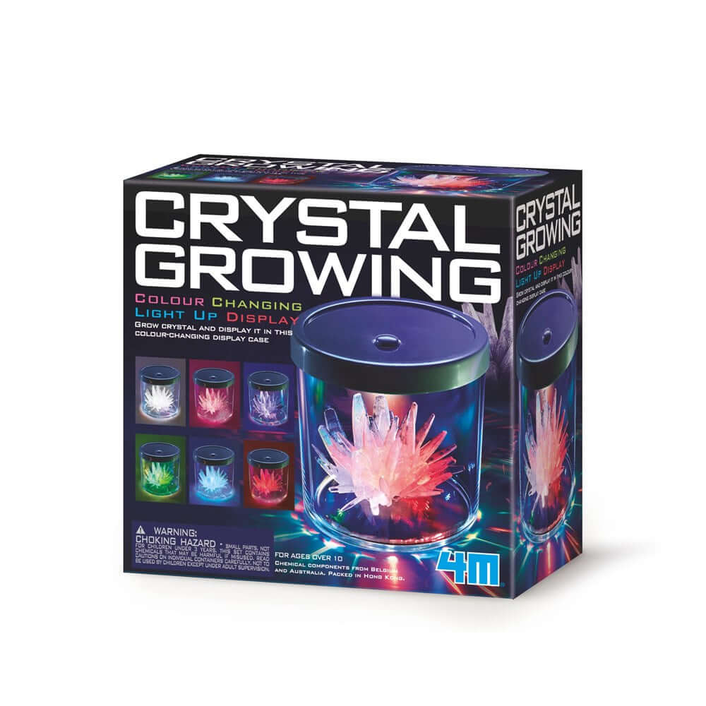 4M Crystal Growing Kit Colour Changing Light Up Display