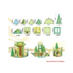 Picasso Tiles Safari 46pc Set With 8 Animals