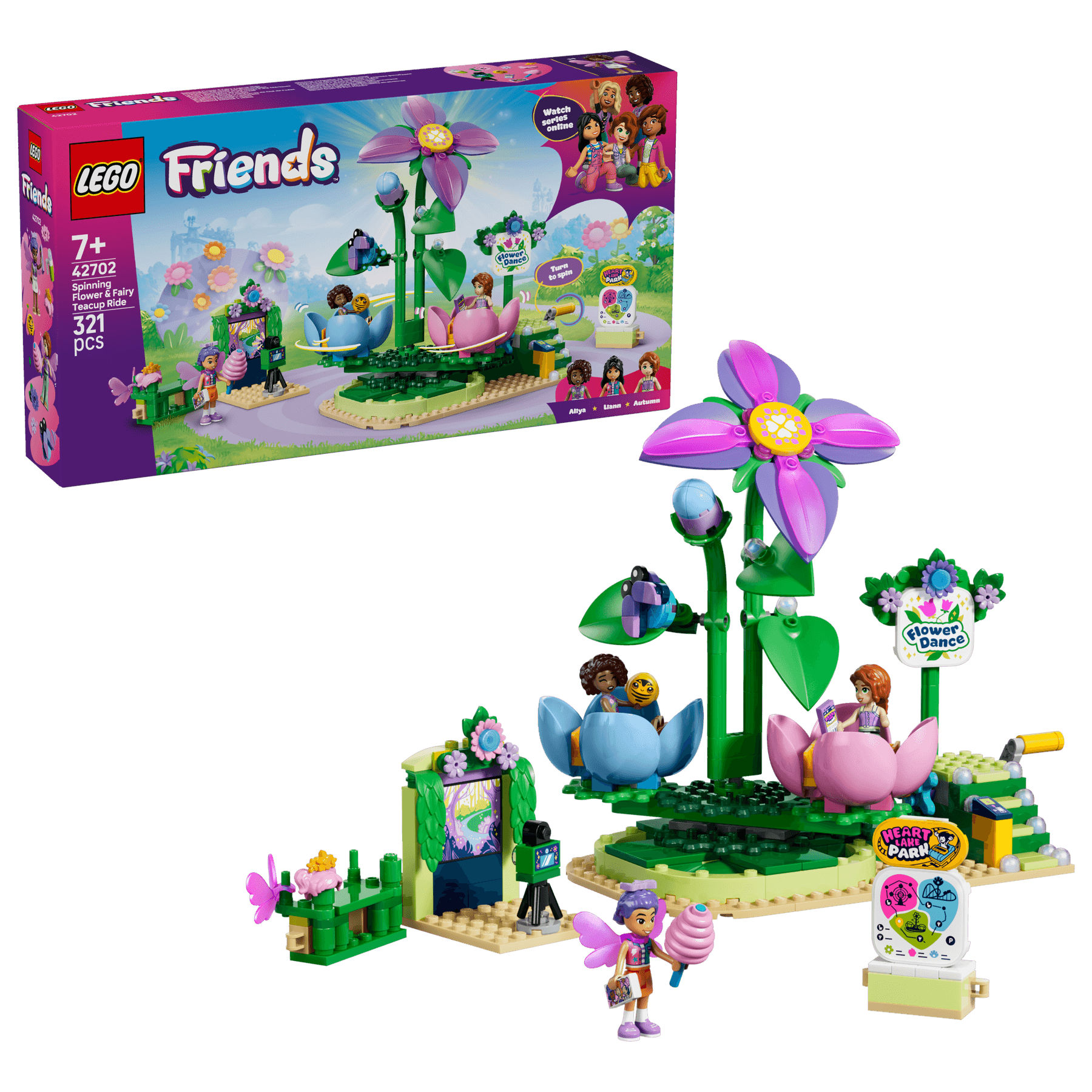 LEGO Friends 42702 Spinning Flower & Fairy Teacup Ride
