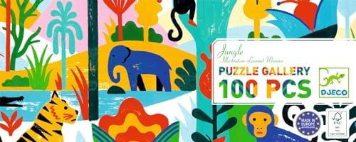 Djeco DJ07619 Jungle Gallery Puzzle 100pc