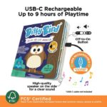 Ditty Bird Cute Animals Touch, Feel & Listen Sound Book (USB-C)