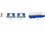 Brio 33970 Metro Train & Tunnel 3 pieces