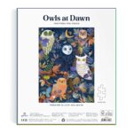 Galison Owls at Dawn Foil Puzzle­ 1000pc