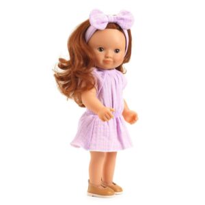 Djeco Pomea Lovely Doll Outfit Violette Dress & Ribbon